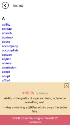 4000 Essential English Words 2 android App screenshot 7